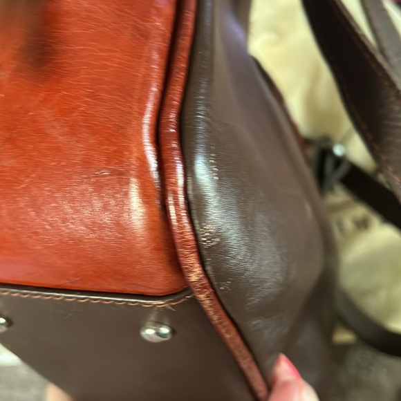 American West handbag, ladies, all leather, handmade, silver buckle. Like new - Picture 11 of 15